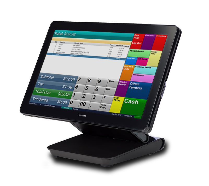 Toshiba TCx 800 POS All-In-One Touch Screen Terminal
