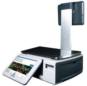 AutoScale Label Printer w Pole Display For Natural Grocery
