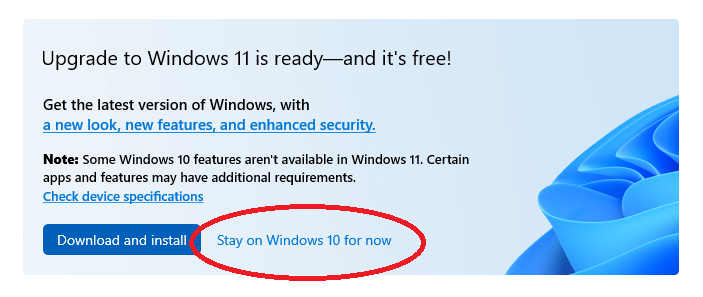 Reconsider Upgrading to Windows 11